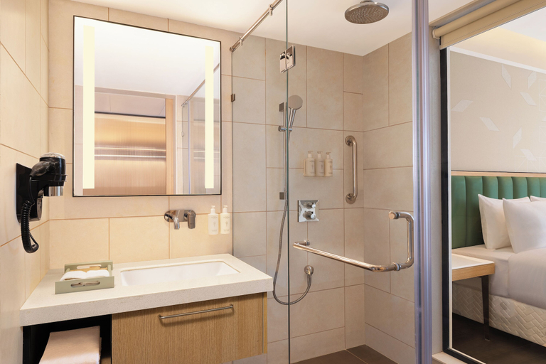 Bathroom 4, Hilton Garden Inn Surat City Centre, Surat