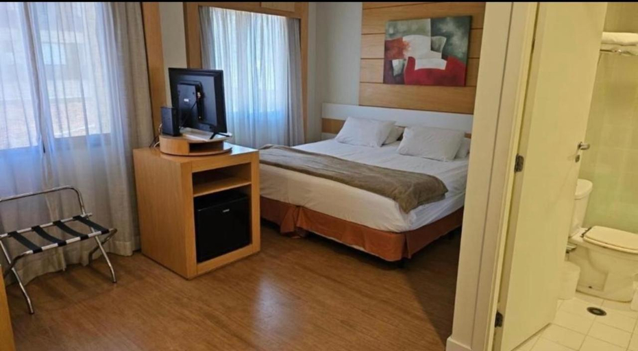 Bedroom, Flat Hotel Aeroporto Congonhas UH1109, São Paulo