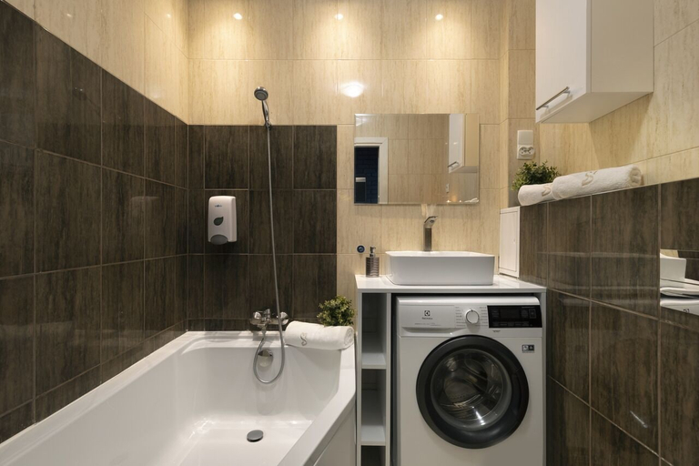 Bathroom, Elite Apartments Wrzeszcz Central, Gdańsk City