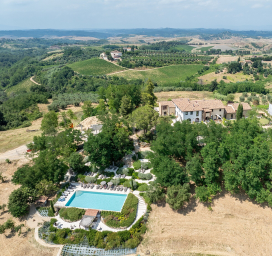 Exterior & Views 2, Ciliegino Apartment Pool Landscape View Montaione Toscana, Florence