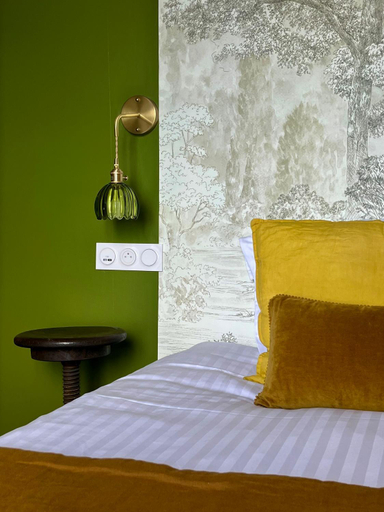 Bedroom 1, Hotel De La Terrasse, Seine-Maritime