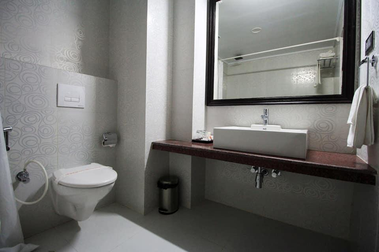 Bathroom 2, Airport City Hotel, North 24 Parganas
