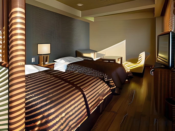 Bedroom 3, Hotel Saika, Fujisawa