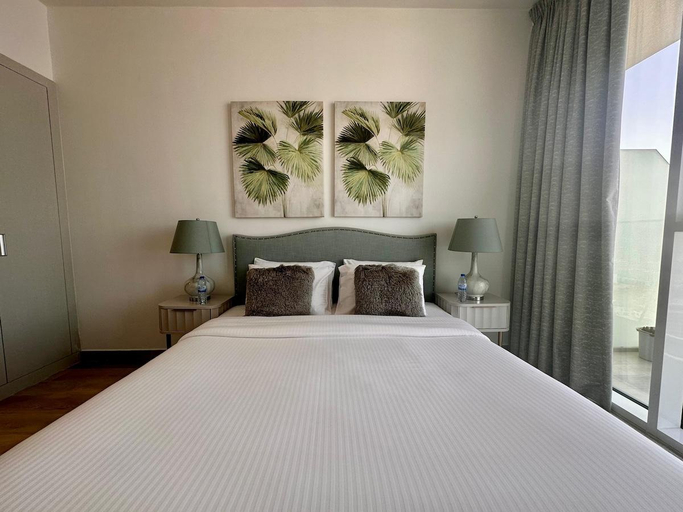 Bedroom 2, Luxury One-Bedroom Apartment in Bloom Heights, Dubai