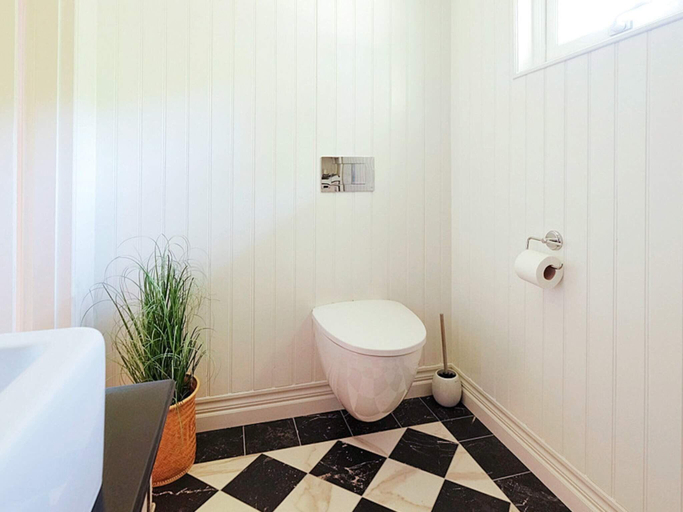 Bathroom, person holiday home in LAHOLM, Laholm