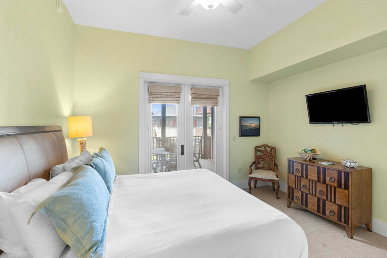 Bedroom 3, Salty Air & Blue Mountain Flair 3BR Condo w/ Pool, Balcony & Beach Access!, Walton