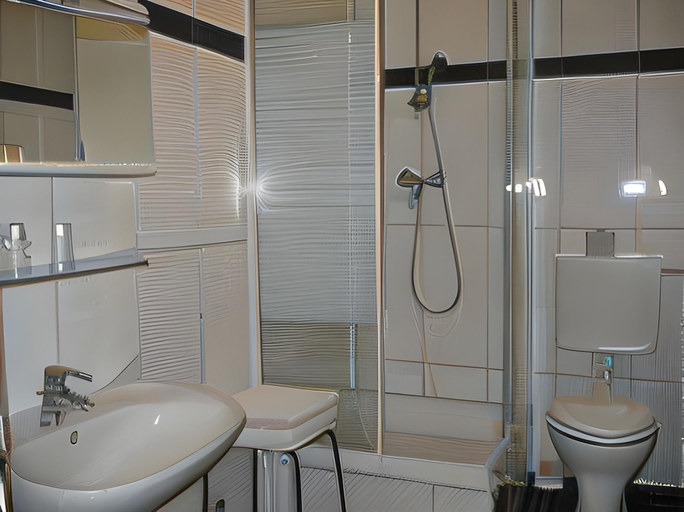 Bathroom 4, Hotel Pension Baron am Schottentor, Wien