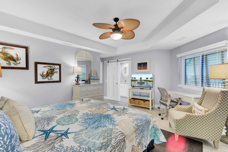 Bedroom 3, 518 Seascape Waterfront Views + Community Pool, Charleston