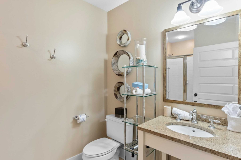Bathroom 4, Salty Air & Blue Mountain Flair 3BR Condo w/ Pool, Balcony & Beach Access!, Walton