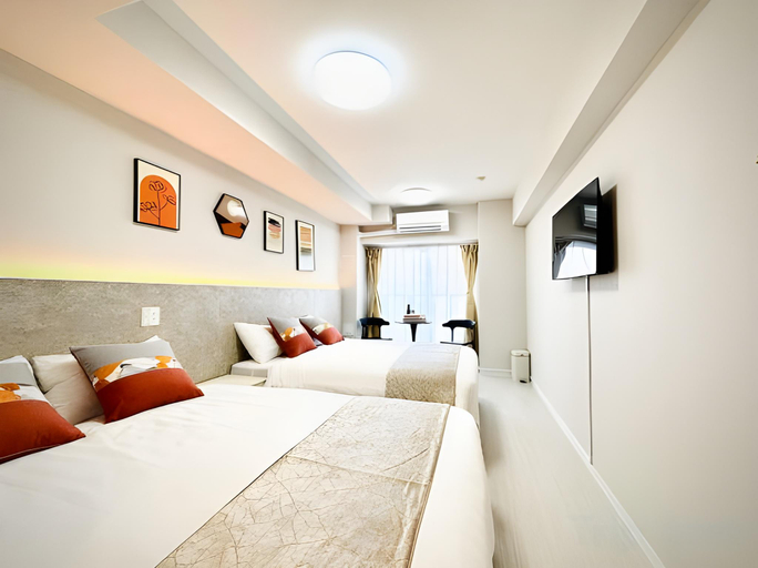 Bedroom 2, Hotel Arashi Nambaminami No003, Osaka