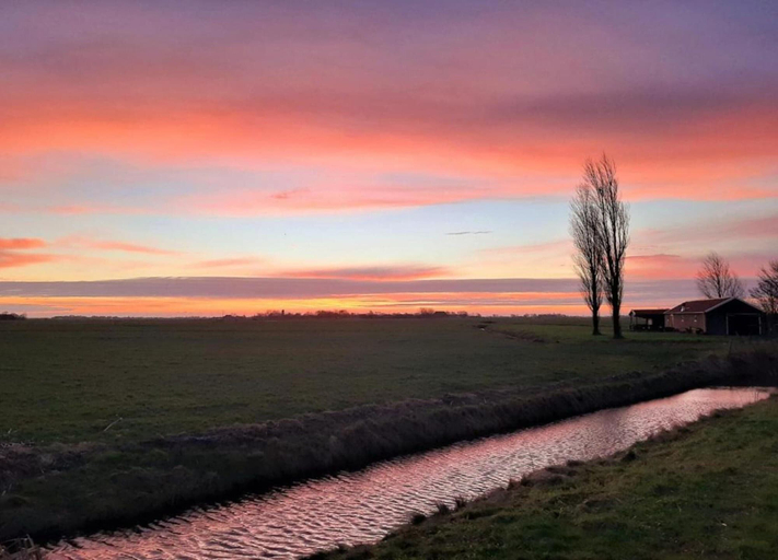 View from property 3, Modern House With a Beautiful View of Friesland, Menaldumadeel
