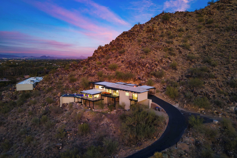Exterior & Views 2, Panoramic Views, Private Pool, Patio Lounge w/ Firepit Royal Palm by Avantstay, Maricopa