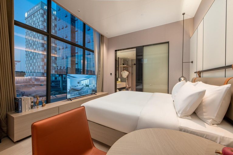 Bedroom 3, ONESS Executive Hotel Guangzhou Huangpu - Free Shuttle Bus for Canton Fair during Canton Fair period, Guangzhou