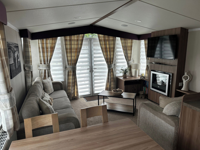 Living area 5, Luxury Caravan Escape by the Seaside, Port Seton, East Lothian