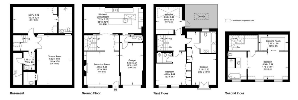 Room 2, Luxe Home With Cinema Room - South Kensington, London