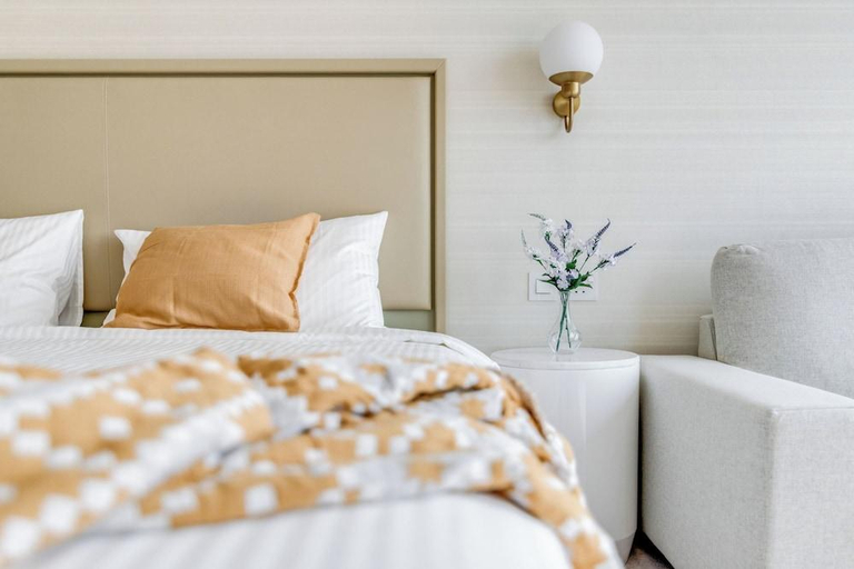 Bedroom 2, Ultra Luxury Palm Tower with Shared Hotel Facilities, Dubai