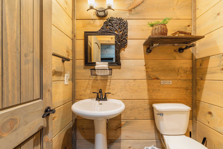 Bathroom 3, Luxe Design New Build Indoor Pool, Spa, Arcade, Firepit Rambling Ridge Lodge, Sevier