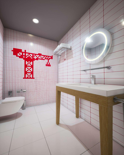Bathroom, Radisson RED Hotel, Glasgow, Glasgow