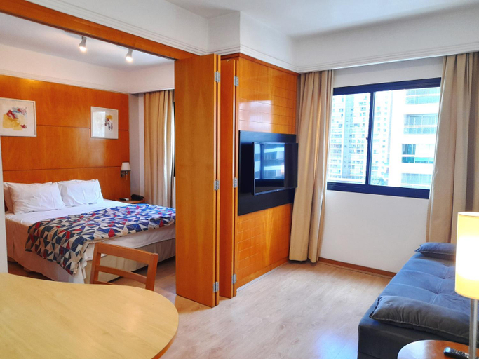 Bedroom, lMPECAVEL Flat - Moema proximo Shopping Ibirapuera, São Paulo