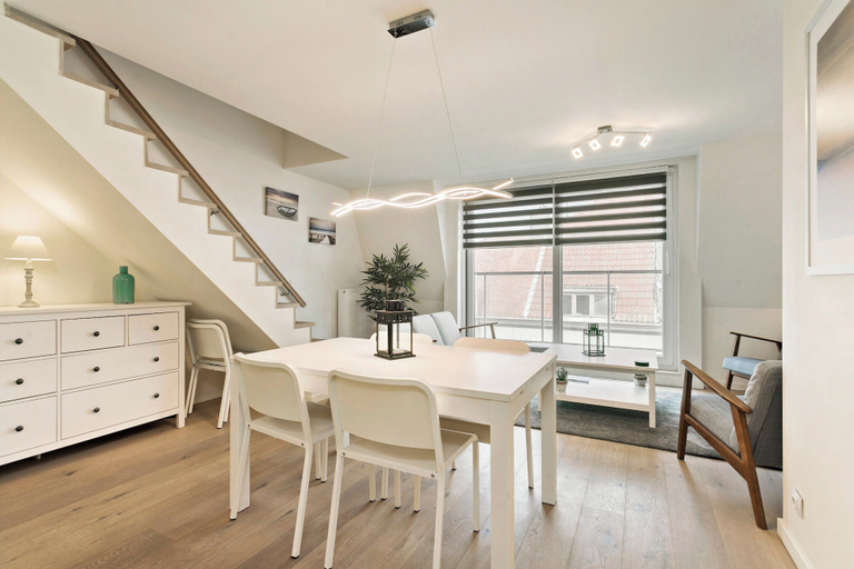 Living room, Duplex in Blankenberge Near Seafront, West-Vlaanderen