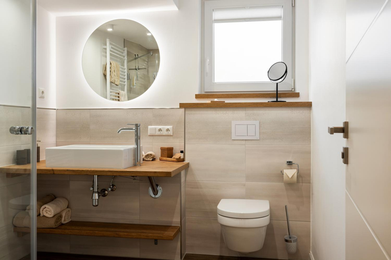 Bathroom 4, My Suite Leesch - Hotel & Restaurant nahe Busum - Hunde herzlich willkommen, Dithmarschen