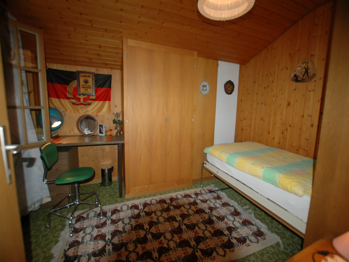 Bedroom 2, Chalet in Wilderswil with Jungfrau Views, Interlaken