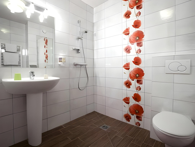 Bathroom 4, Logis Hotel Duquesne, Loire-Atlantique