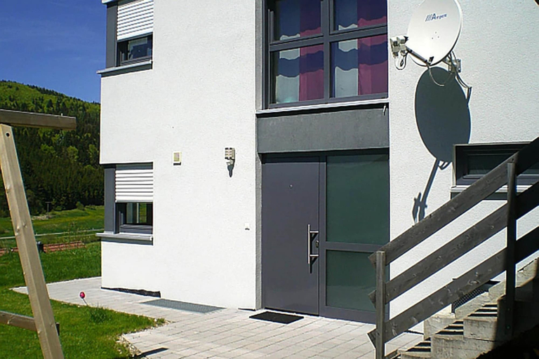 Exterior detail, Modern Flat in Messstetten Town, Zollernalbkreis
