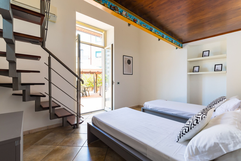 Bedroom 3, Partenope Spacious Home by Wonderful Italy, Napoli