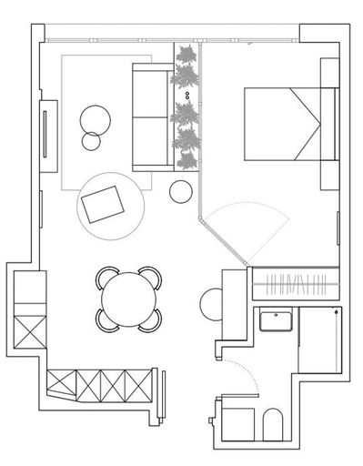 Room 2, Makere - 1 Bedroom in Almagro, Madrid