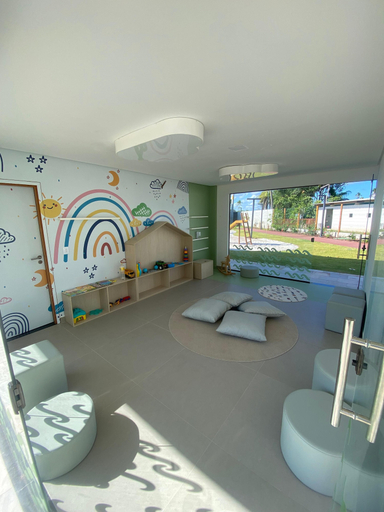 Bedroom, Flat térreo com varanda 05D Malia byLP, Ipojuca
