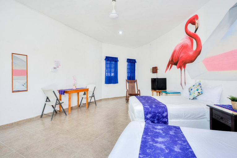 Bedroom 2, HOTEL LAS COLORADAS, Río Lagartos