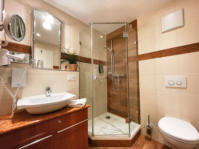 Bathroom 3, Albhotel Malakoff - House of Nature, Göppingen