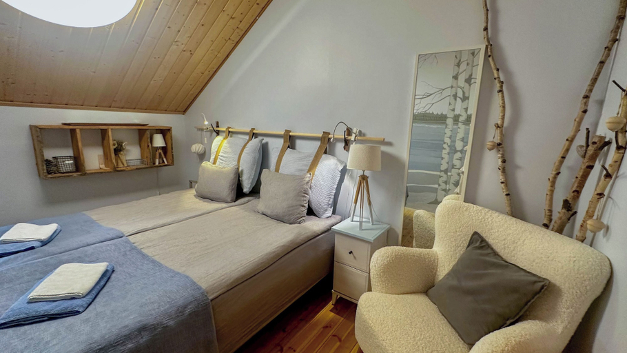 Bedroom 3, Jokimaja Boutique Hotel, Lapland