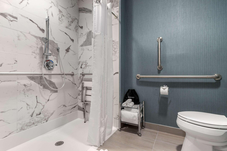 Bathroom 5, Cambria Hotel West Orange, Essex