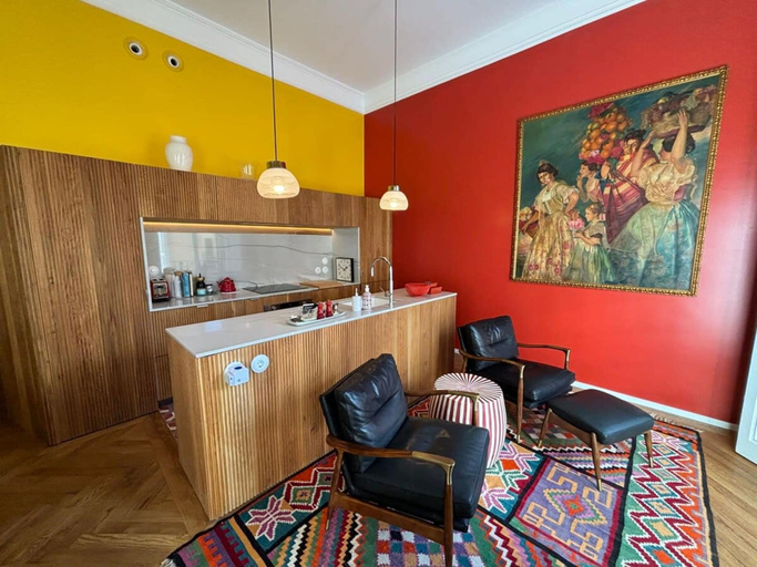 Room 2, Artsy Gem Colorful 1BR Home in Ant n Mart n, Madrid