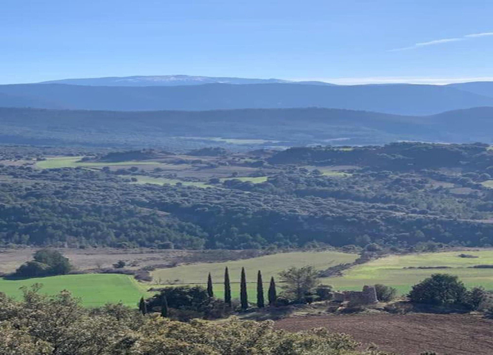 View from property 2, Scenic Retreat w/ Terrace, Aude