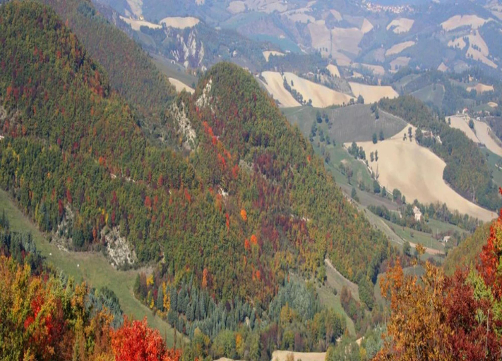 View from property 3, Holiday Home in Urbania With Garden BBQ, Pesaro E Urbino