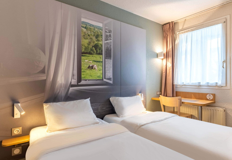 Bedroom 3, B&B HOTEL Dieppe, Seine-Maritime