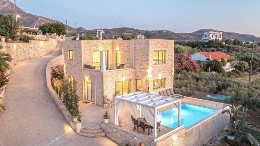 Exterior & Views 2, Koukis Villa With Sea View, Crete