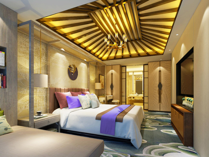 Bedroom 2, Yuan Culture Hotel Shenzhen World Shajing, Shenzhen