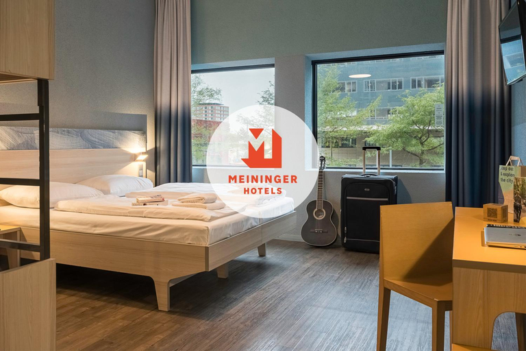 Bedroom, MEININGER Hotel Amsterdam City West, Amsterdam