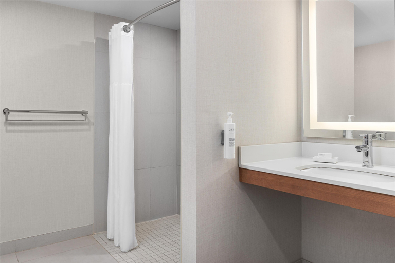 Bathroom 5, Hilton Garden Inn Toronto Airport, Peel