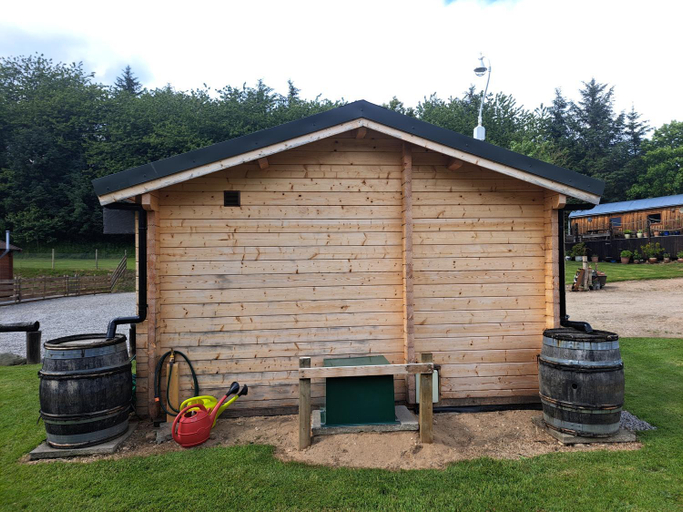 Exterior view 2, Cobblehouse Country Cabins no TRADE WORKERS, Aberdeenshire