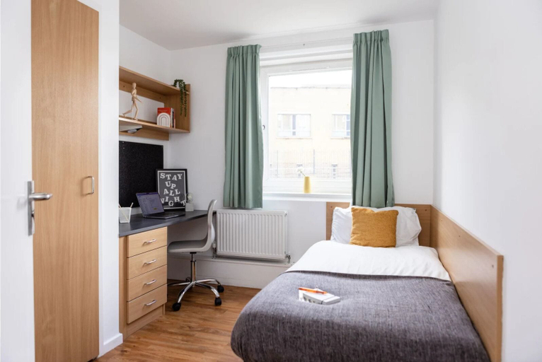Bedroom 2, Cranborne House - Campus Accommodation, Bournemouth