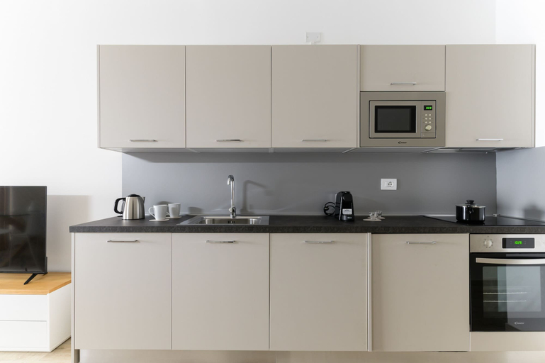 Private kitchen 2, Palazzo Murat - One-bedroom Apartment With Terrace by Wonderful Italy, Bari