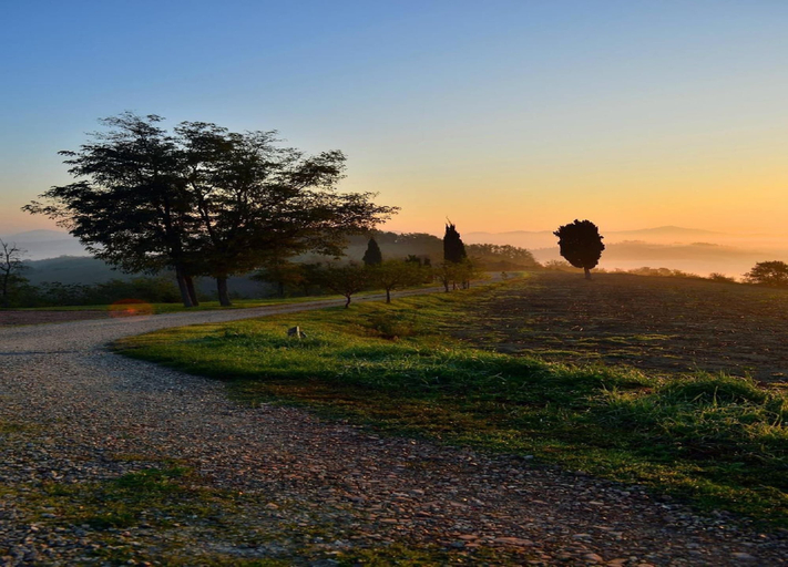 View from property 2, Holiday Home in Urbania With Garden BBQ, Pesaro E Urbino