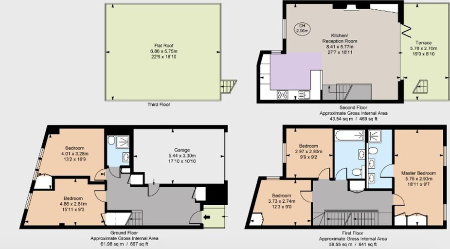 Room 2, Charming Spacious 5 Bed Mews House - Kensington, London
