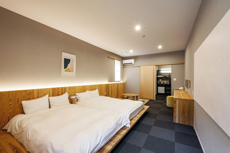Bedroom 2, Beppu Hotel Negura, Beppu