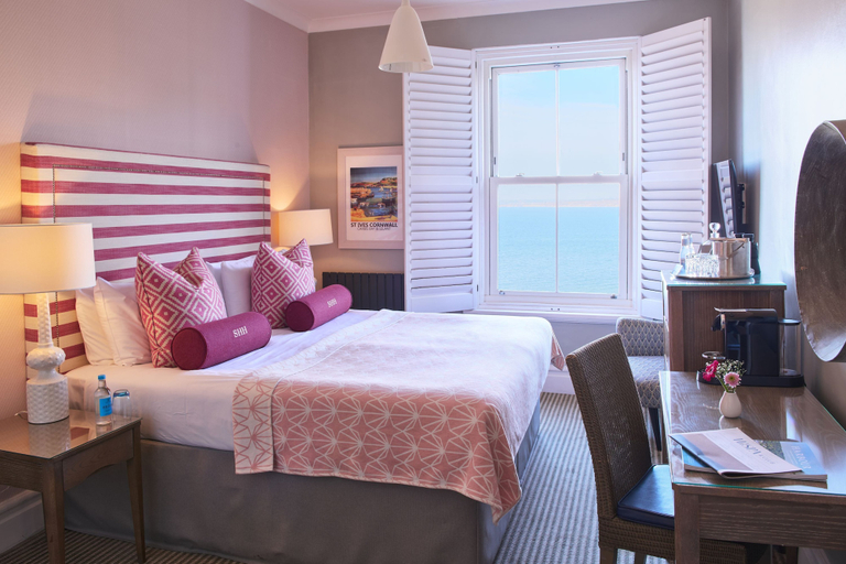 Bedroom 3, St Ives Harbour Hotel, Cornwall